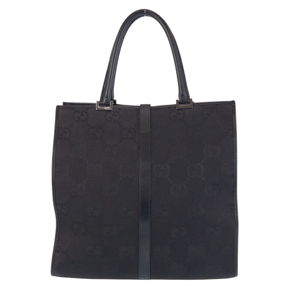 Gucci Tote Bag 002 1064 GG canvas, leather Black black Tote Bag Shoulder Bag Jackie GG Jumbo Women