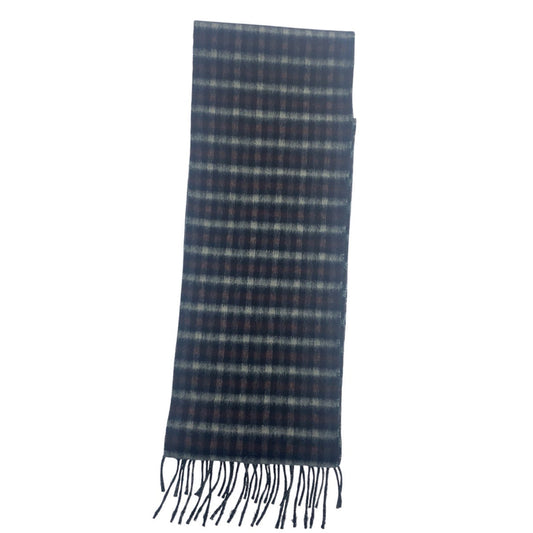 Gucci Scarf 429736 wool Brown green multicolor mens