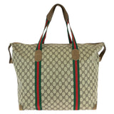Gucci Boston Duffel bag 89 19 012 GG Supreme Canvas Brown Old Gucci Shelly Line Interlocking