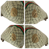 Gucci Boston Duffel bag 89 19 012 GG Supreme Canvas Brown Old Gucci Shelly Line Interlocking