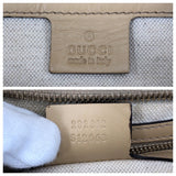 Gucci Shoulder Bag 282312 Canvas, Leather Beige Gold Metal Shoulder Bag Tote Bag Bamboo Diamante Women