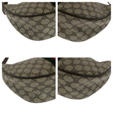Gucci Shoulder Bag 10 02 008 GG Supreme Canvas Beige Brown Brown Metal Shoulder Bag Shoulder Bag Sherry Line Old Gucci Women