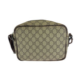 Gucci Shoulder Bag 114291 GG Supreme Canvas Beige Brown SilverMetal Shoulder Bag pochette Women