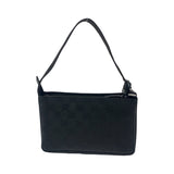 Gucci Handbag 106644 GG canvas Black SilverMetal Handbag accessory pouch Women
