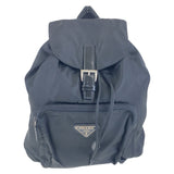 Prada Tessuto Triangle Logo Plate Nylon Backpack 501772
