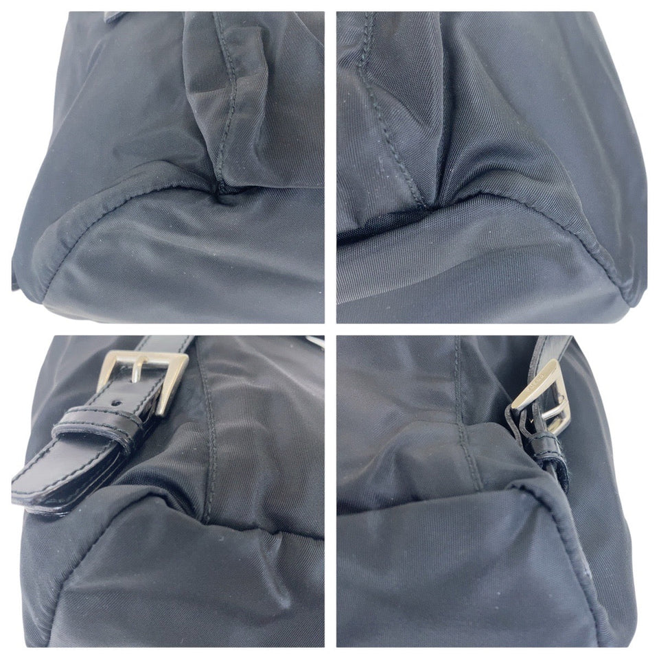Prada Tessuto Triangle Logo Plate Nylon Backpack 501772