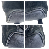 Gucci Backpack 003 2852 0030 0 Suede Black GoldMetal Bamboo Women