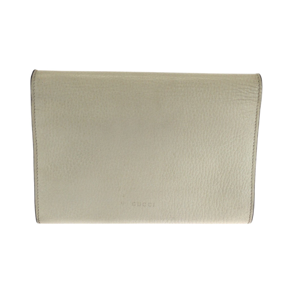 Gucci Shoulder Bag 401231 leather White SilverMetal Dionysus