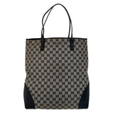 Gucci Tote Bag 263345 GG canvas, leather gray black black Tote Bag Shoulder Bag Women(Unisex)