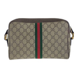 Gucci Shoulder Bag 517060 GG Supreme canvas, leather Beige Gold Metal Crossbody Shoulder Bag Sherry Line Ophidia Women