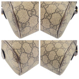 Gucci Shoulder Bag 517060 GG Supreme canvas, leather Beige Gold Metal Crossbody Shoulder Bag Sherry Line Ophidia Women