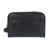 Gucci business bag 419775 leather Black black business bag clutch bag Micro Guccisima mens