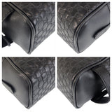 Gucci business bag 419775 leather Black black business bag clutch bag Micro Guccisima mens