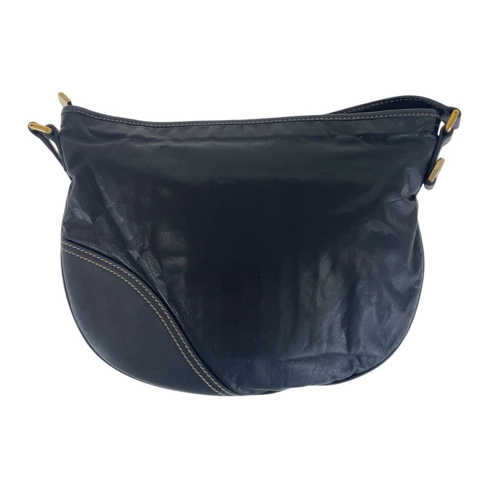 Gucci Shoulder Bag 169998 leather Black Multicolor Gold Metal Crossbody Shoulder Bag Interlocking Women(Unisex)