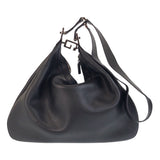 Gucci Shoulder Bag 001-3341 leather Black SilverMetal Women
