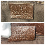 Gucci Shoulder Bag 120841 GG canvas, leather Beige brown Shoulder Bag pochette Women