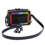 Louis Vuitton Taiga Rainbow Mini Soft Trunk Shoulder Bag LV Auth 50210A