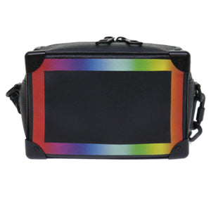 Louis Vuitton Taiga Rainbow Mini Soft Trunk Shoulder Bag LV Auth 50210A