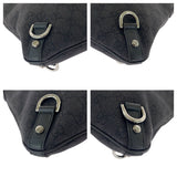Gucci Shoulder Bag 268642 GG canvas Black SilverMetal Shoulder Bag pochette Abbey Women