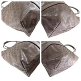 Gucci Tote Bag 223668 GG canvas, leather Brown Silver Metal Tote Bag Shoulder Bag GG implementation GG implementation Women(Unisex)