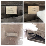 Gucci Tote Bag 223668 GG canvas, leather Brown Silver Metal Tote Bag Shoulder Bag GG implementation GG implementation Women(Unisex)