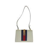 Gucci Shoulder Bag 421882 leather Ivory White Gold Metal Shoulder Bag Sherry line Silvi Women