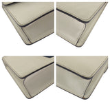 Gucci Shoulder Bag 421882 leather White Green Red Gold Metal Shoulder Bag Shoulder Bag Sherry line Silvi Women