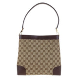 Gucci Shoulder Bag 001 4231 1705 GG canvas, leather Beige Brown Gold Metal Shoulder Bag handbag Women