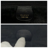 Gucci Tote Bag 002 2122 0507 leather Black GoldMetal Tote Bag Shoulder Bag Bamboo Women