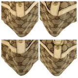 Gucci Tote Bag 170004 GG canvas, leather Beige Gold Metal Tote Bag Shoulder Bag Women