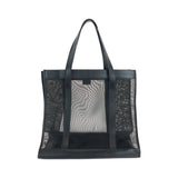 Gucci Tote Bag 002 0404 Nylon Black black Tote Bag Shoulder Bag mesh Women