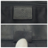 Gucci Tote Bag 002 1098 GG canvas Black SilverMetal Tote Bag Shoulder Bag Women