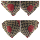 Gucci Handbag 000 0846 GG canvas Beige Red Gold Metal Handbags Mini Boston Duffel bag Women