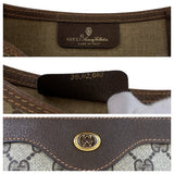 Gucci Tote Bag 39 02 003 GG Supreme canvas, leather Brown Tote Bag Shoulder Bag Old Gucci Shelly Line Women