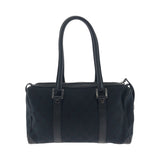 Gucci Handbag 000 0851 GG canvas Black SilverMetal Handbags Mini Boston Duffel bag Women