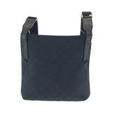 Gucci Shoulder Bag 122793 GG canvas Black SilverMetal Shoulder Bag pochette Women