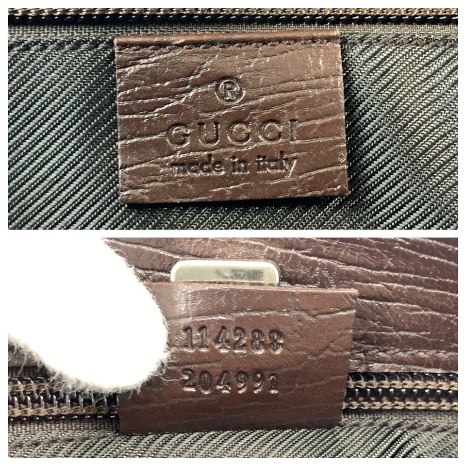 Gucci Tote Bag 114288 GG Supreme canvas, leather Beige brown Tote Bag Shoulder Bag Women