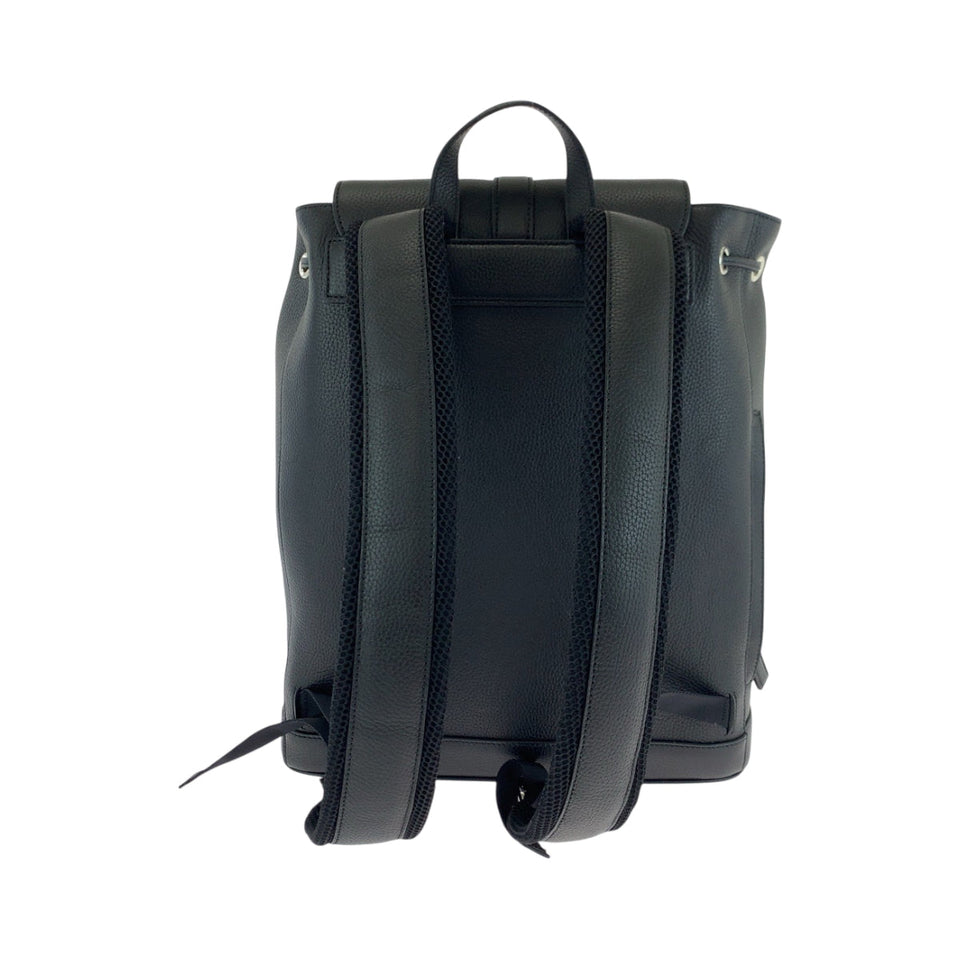 Gucci Backpack 816750 leather Black SilverMetal medium
