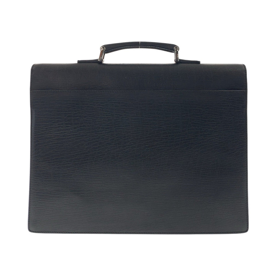 Gucci Business bag 34044 leather Black SilverMetal Business bag briefcase mens