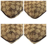 Gucci Shoulder Bag 122793 GG canvas Beige brown Shoulder Bag pochette Women(Unisex)
