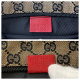 Gucci Tote Bag 019 0402 GG canvas, leather Red Silver Metal Tote Bag Shoulder Bag Women