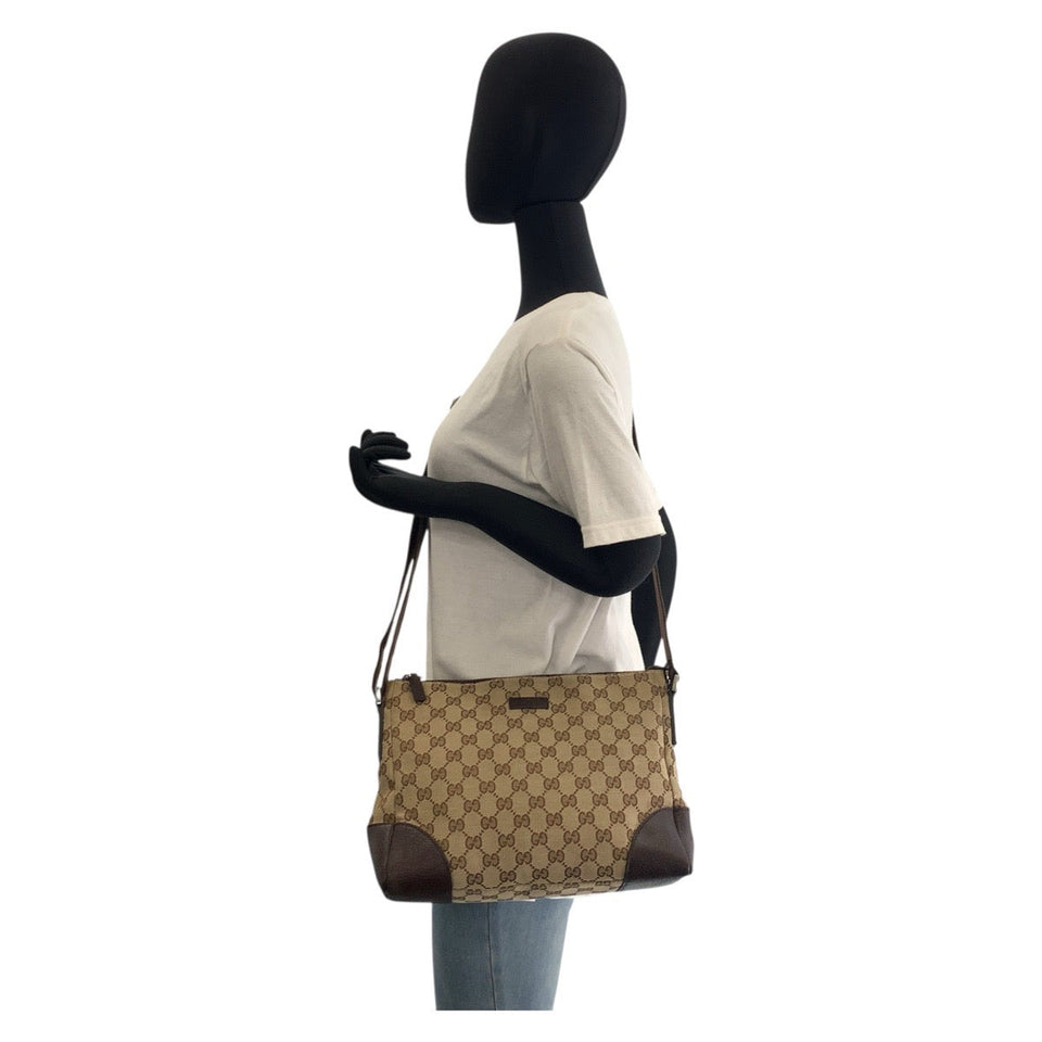 Gucci Shoulder Bag 114273 GG canvas Beige brown Shoulder Bag Messenger bag Women
