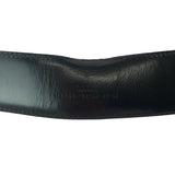 Gucci belt 114984 leather black Belt buckle Gucci Shima interlocking mens 34