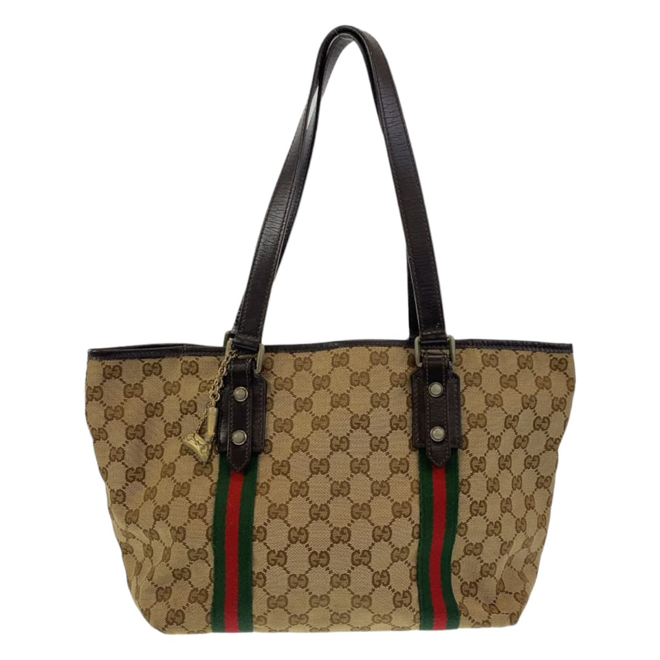 Gucci Tote Bag 137396 GG canvas Beige multicolor Tote Bag Shoulder Bag Sherry line Women