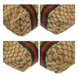 Gucci Tote Bag 137396 GG canvas Beige multicolor Tote Bag Shoulder Bag Sherry line Women