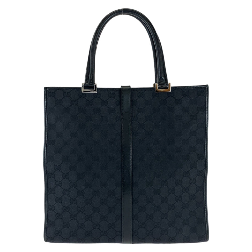 Gucci Tote Bag 002 1064 GG canvas, leather black Tote Bag handbag Jackie Women