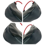 Gucci Shoulder Bag 001 3739 leather black Bamboo Women