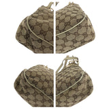 Gucci Tote Bag 121023 GG canvas, leather Brown Tote Bag Shoulder Bag Women