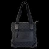 Gucci Tote Bag 28893 GG canvas, leather black Tote Bag Shoulder Bag mens(Unisex)