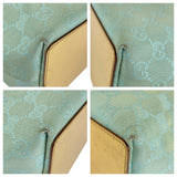 Gucci Tote Bag 002 1099 GG canvas, leather Emerald green Tote Bag handbag Women